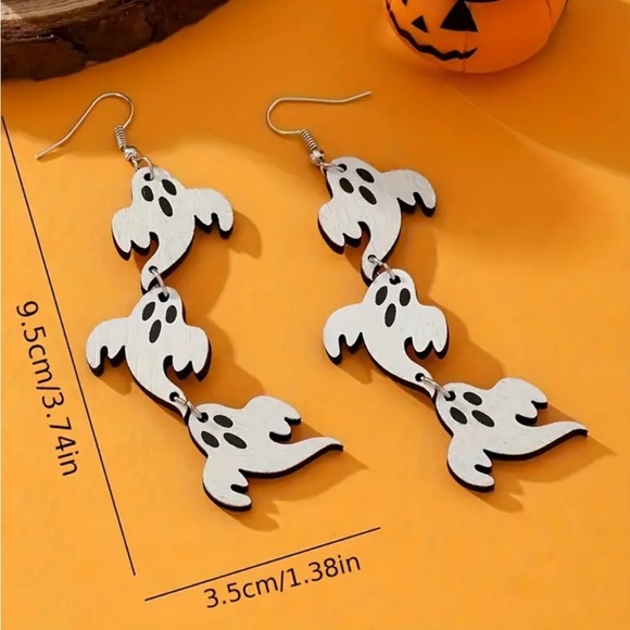 🎄3 for $23🎄 Ghost Dangle Earrings - Picture 2 of 2